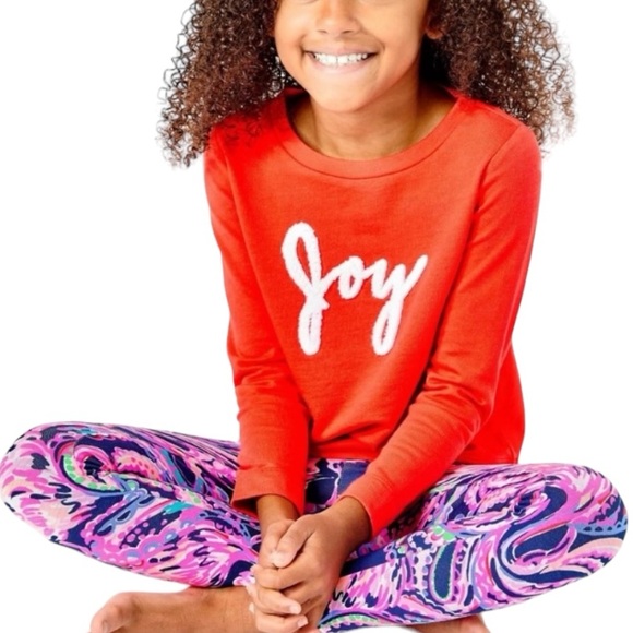 NWT Lilly Pulitzer MINI RAMI SWEATSHIRT Sz L (8-10) JOY - Picture 4 of 12